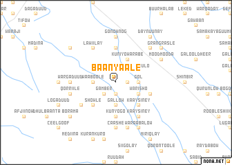 map of Baanyaale