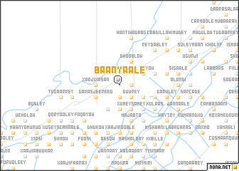 map of Baanyaale
