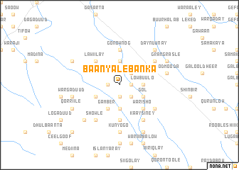 map of Baanyale Banka