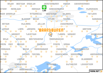 map of Baardburen