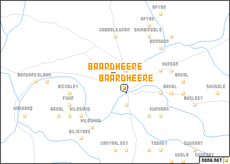 map of Baardheere