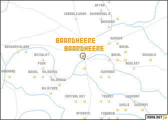 map of Baardheere