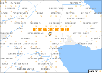 map of Baarsdorpermeer