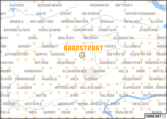 map of Baarstraat