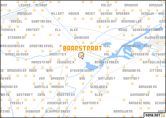 map of Baarstraat