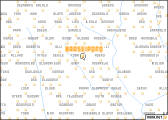 map of Baase Iporo