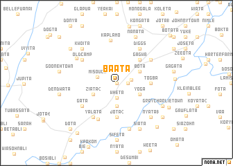 map of Baata