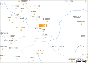 map of Baʼatī