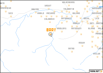 map of Baay