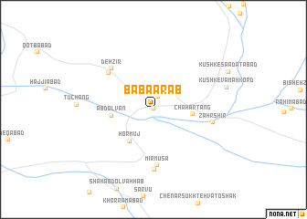 map of Bābā ‘Arab
