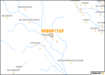 map of Bābā Ayyūr