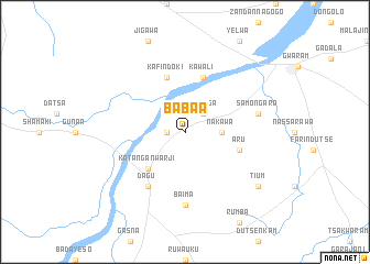 map of Babaa