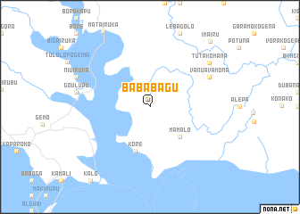 map of Bababagu