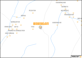 map of Bāb ‘Abdān