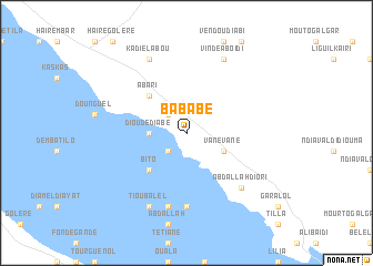 map of Bababé