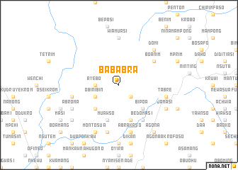 map of Bababra