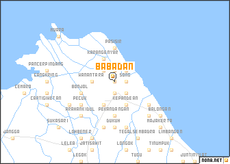 map of Babadan