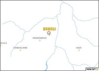 map of Babadi
