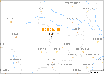 map of Babadjou