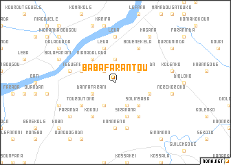 map of Babafarantou