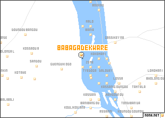 map of Babagadé Kwaré