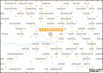 map of Baba-Garage