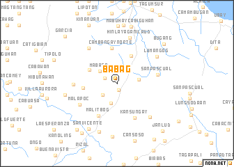 map of Babag