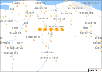 map of Babahkrueng