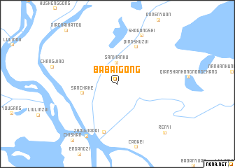 map of Babaigong