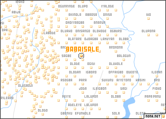 map of Baba Isale