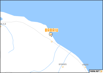 map of Babaiu