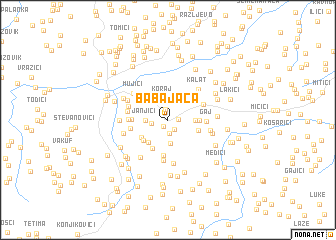 map of Babajača