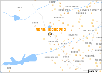 map of Bābāji ka Barda
