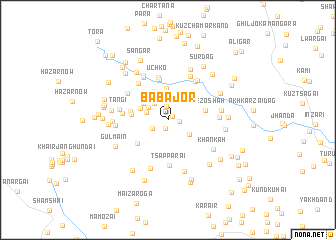 map of Bāba Jor