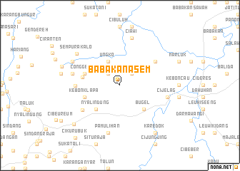 map of Babakan Asem