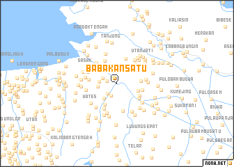 map of Babakan Satu