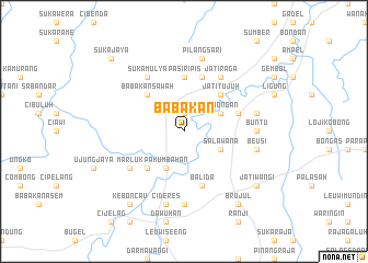 map of Babakan