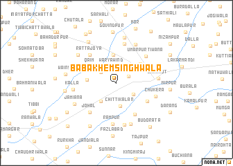 map of Bāba Khem Singhwāla