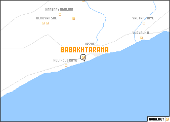 map of Babakh Tarama