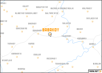 map of Babaköy
