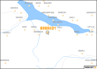 map of Babaköy