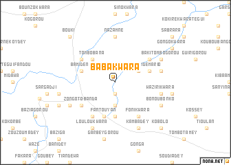 map of Baba Kwara