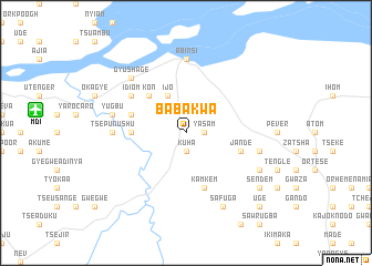 map of Babakwa