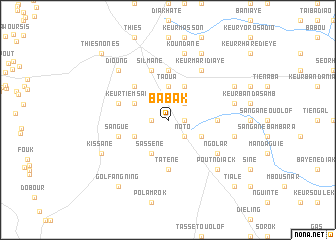 map of Babak