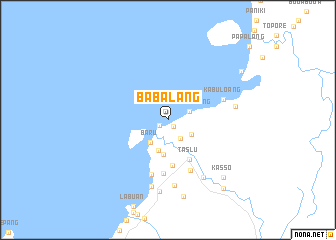 map of Babalang