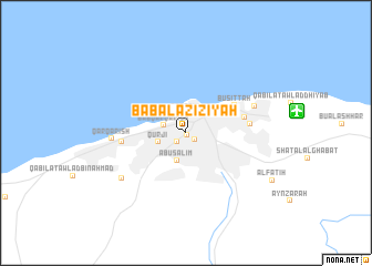 map of Bāb al ‘Azīzīyah