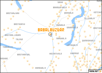 map of Bābal Buzdār