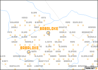 map of Babaloke