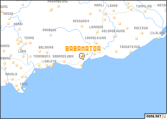 map of Babamatoa