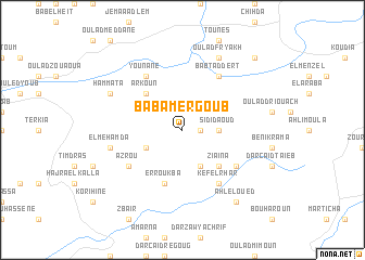 map of Bab Amergoub